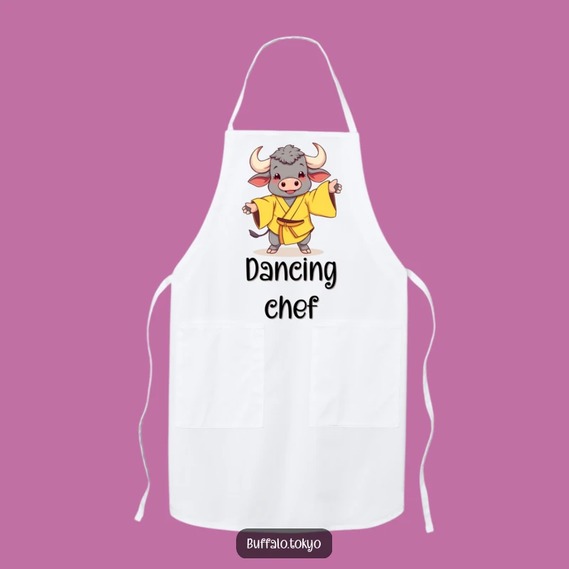 Funny Buffalo Dance Apron: Cook and Move in this Whimsical Design