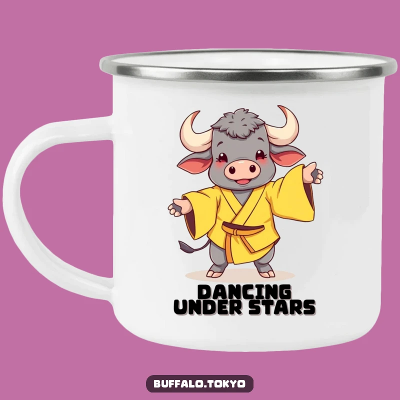 Funny Buffalo Dance Camping Mug: Adventures with this Whimsical Character