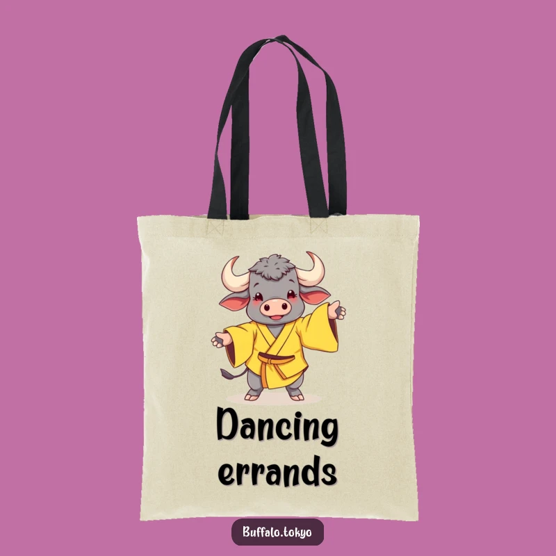 Funny Buffalo Dance Tote Bag: Carry Your Rhythm with this Whimsical Design